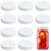 AOZITA [10 Pack] WIDE Mouth Mason Jar Lids for Ball,