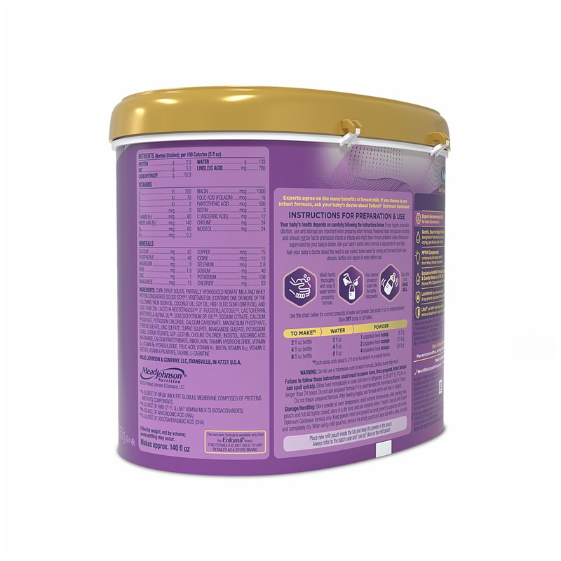 Enfamil Optimum Gentlease Baby Formula, Our Closest Formula to Breast