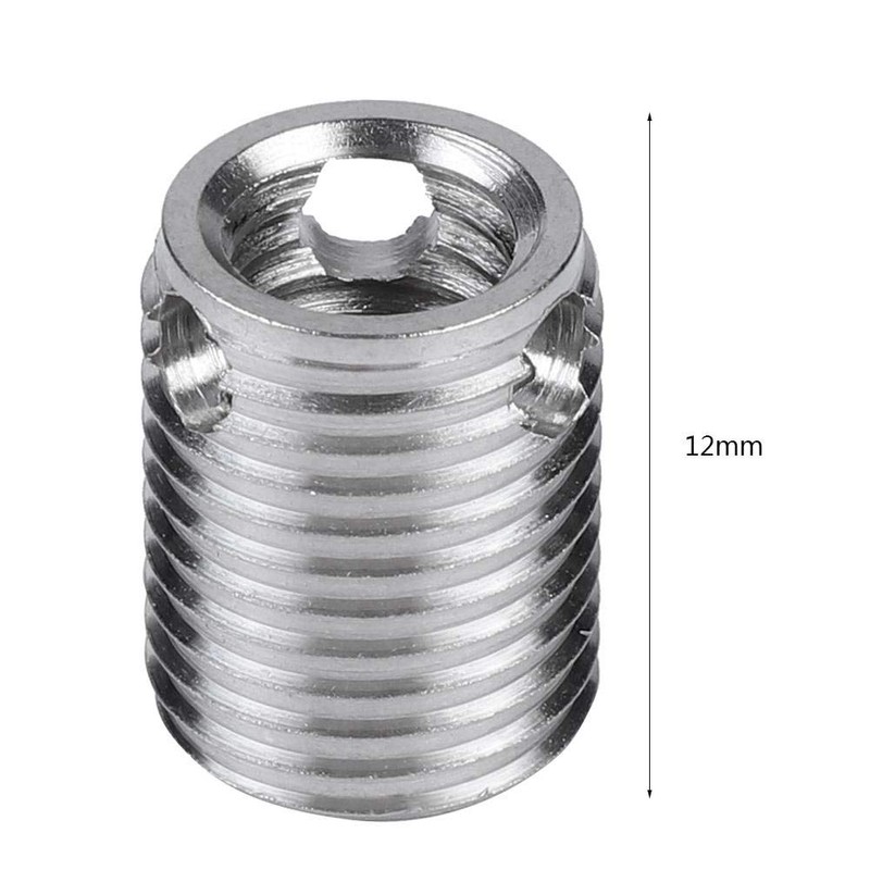 Akozon Thread Repair Insert, 10pcs 308 Type 3-hole SUS303 Stainless