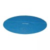 Intex 10 Foot Round Blue Solar Pool Cover Easy Use