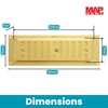 MAP 943-33 Metal Adjustable Air Vent 9” x 3”, Single