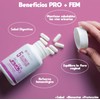 Pro + Fem Probióticos para Mujer 30 capsulas Veganas 5