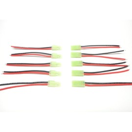 2ペアミニタミヤバッテリーコネクタ男性＆女性14awgシリコーンワイヤーエアーソフト