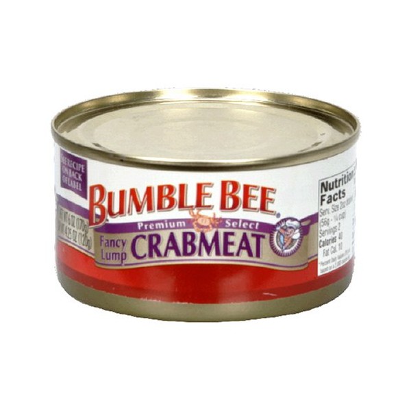 Bumble Bee Lump Crabmeat, 6-Ounce Cans (Pack of 6)