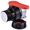 STEEIRO IBC Adapter Ball Valve Tank Replacement Ball Valve Stop