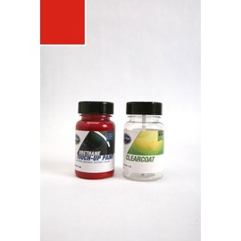 ColorRite Two-Ounce Bottle for Mitsubishi 3000GT Automotive Touch-up Paint - Monza Red R38 - Value Package