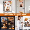 9 Sheets Fall Window Clings - Pumpkin Maple Leaves Fox