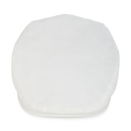 JANGOUL Toddler Boy Newsboy Hat Kids Cotton Golf Outfit Cap (White, 6-8 Years)