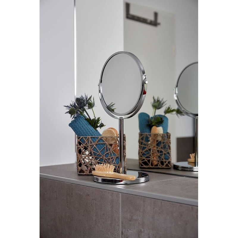 WENKO Kosmetik-Standspiegel Assisi Ø 17 cm