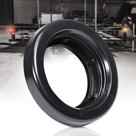 TRUE MODS Black Rubber Grommet for 2" Round Side Marker - [Easy Installation] [Perfect Seal] [Prevents Damage from Moisture] Universal Replacement Grommet for Trailers, RVs, and Trucks