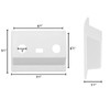 RV Faucet Bezel Stand Off Faucet Cover for Camper Van