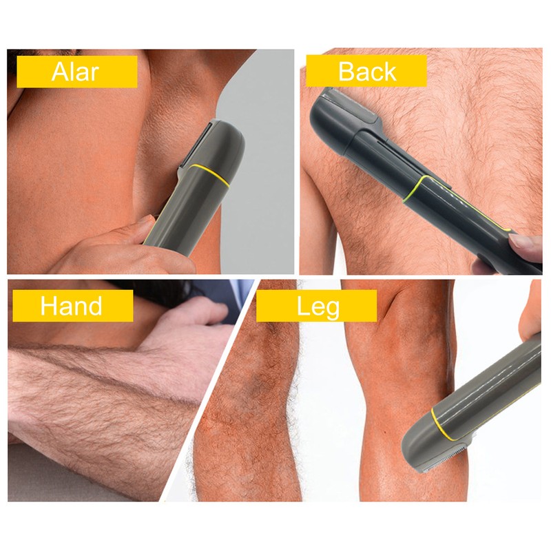 Body Hair Trimmer Electric Body Groomer Battery Powered Hair Cutting