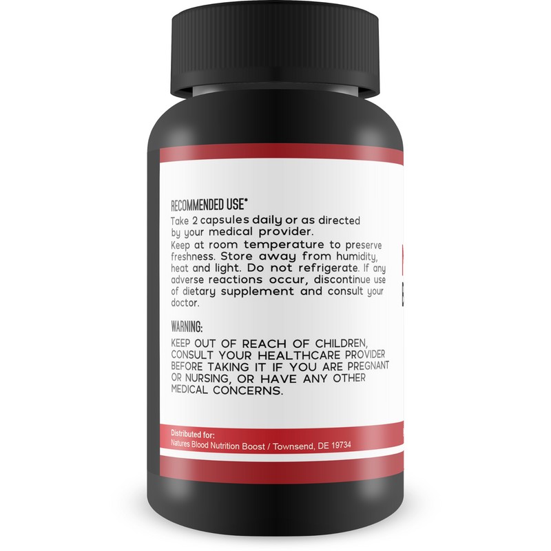 Natures Blood Nutrition Boost Max Blood Boost Formula - Blood