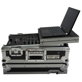 Harmony Audio HC10MIXLT Flight DJ Laptop Glide 10" Mixer Custom Case Compatible with Gemini MM-1