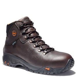 Timberland PRO mens Alloy Toe Waterproof TiTAN Trekker AL WP, Brown: Brown, 9 US