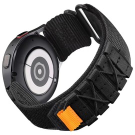 Compatible with EIGIIS KE3 Smartwatch Bands, 22mm Rugged Nylon Sports Strap with Woven Loop Design for KE2, KE3, KE5, KE6, K22, K27, K52, K55, K56, K57, DM50, HM09, I32, S35, S66 Military Smart Watch