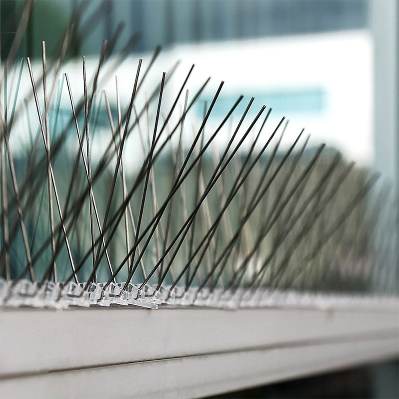 10Pcs 30cm Stainless Steel Anti Bird Spike Outdoor Bird Repellent