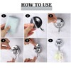 2 Pack Suction Hooks, Vacuum Suction Cup Hooks Powerful Push