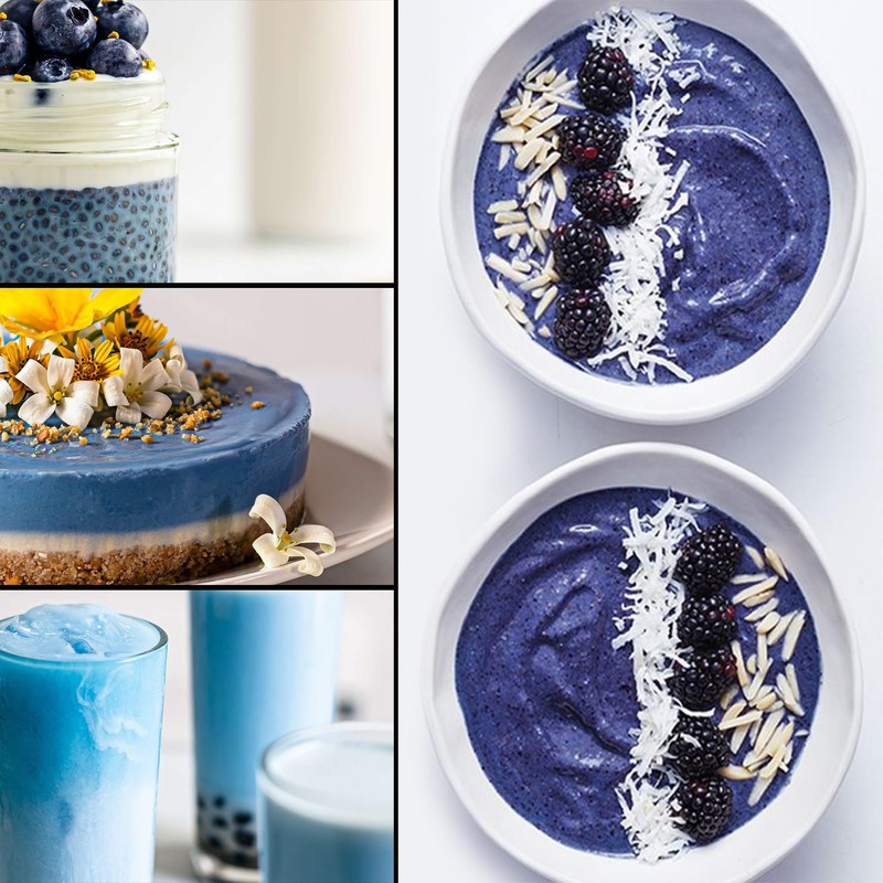 Holistic Depot Butterfly Pea Flower Powder - 100% Natural Butterfly
