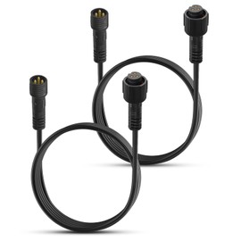 BEEYEO Auto Rock Lights Extension Wire, 10FT RGB Rock Light Extension Cable 3 Pin Underglow LED Rock Lights Kits Cable Wire, 2 Pack