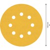 Bosch Professional 50x Expert C470 Sandpaper (Ø 125 mm, Grit