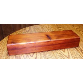 Large Cedar Feather Box 18 x 5 x 3 Inches L x W x H Handcrafted in Oregon, USA