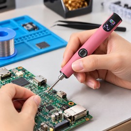 Rechargeable Soldering Iron Battery for Precision Repairs – 400mAh Digital 3-Level Control for Electronics Work
