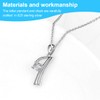 Women's Silver Necklace with Letters, Letter Chain, 26 Initial Letters