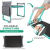 WEILISEN Garden Kneeler and Seat 2-in-1 Foldable Bench, with Storage
