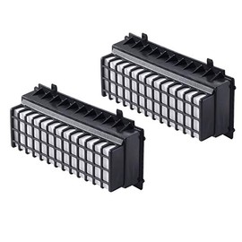 2 Pack HEPA Filter for Bosch Relaxx'x BGS51410 / BGS51431 / BGS5330A / BGS5331 / BGS5335 Alternative Filter 00577281, 00573928 by Microsafe