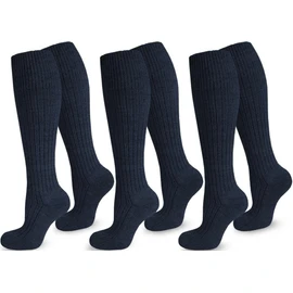 normani 3 Pairs of German Armed Forces Boot Socks with Terry Cloth Sole and High Wool Content Navy Size 47-50