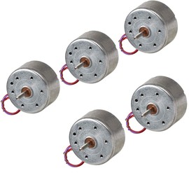 DC 5V 6000RPM Mini Electric Motor for RC Boat Model Smart Cars DIY Toys - (5 PCS)