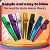 Kazoo, Pack of 7 Kazoo Metal, Kazoo Membrane, Metal Kazoo