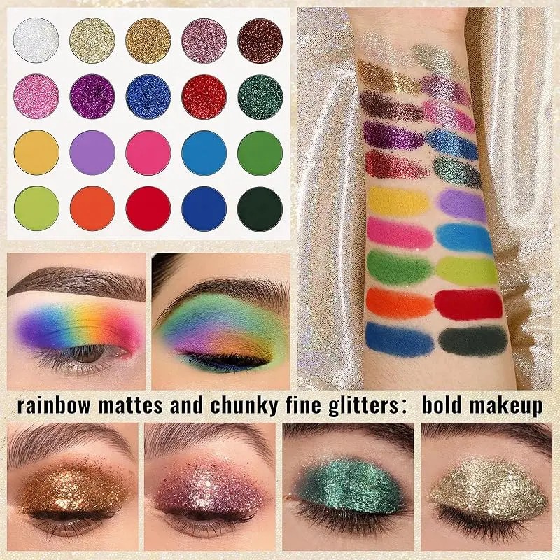 Paleta De Sombras De Ojos Ucanbe Pretty Pro, 86 Colores