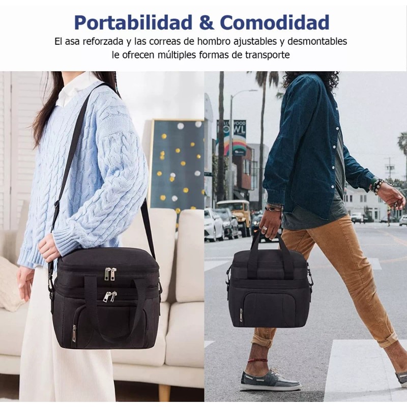 AUGUSTYUE Loncheras Termicas Aislante De Gran Portátil Escuela,trabajo