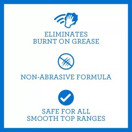 TriNova Premium Cooktop Cleaner and Scrubbing Pads. Best Cleaning Kit for...