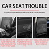 JNNJ Car Backrest Protectors, Waterproof Car Seat Kick Mat Protector,