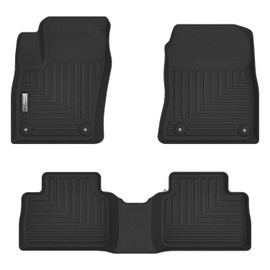 XINSHANGXIU Floor Mats for 2025 2026 Nissan Kicks,TPE All Weather Protection Slush 1st & 2nd Row Floor Liners Black