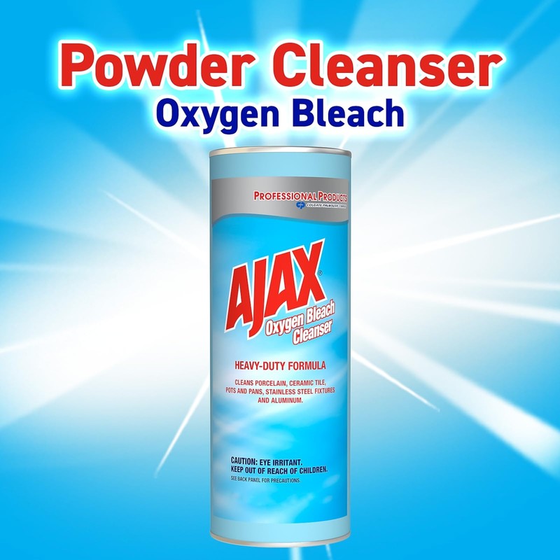 Ajax Professional Heavy Duty Oxygen Bleach Powder Cleanser 21 Oz