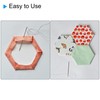 sourcing map 100 Count English Paper Piecing Small Extended Hexagon