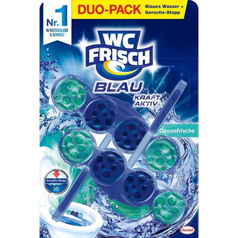 WC Frisch Kraft Active Blue Rinse Sample Set, 2 Varieties