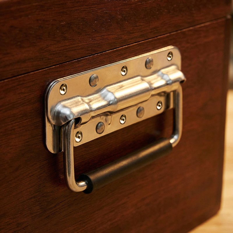 8 Pack 124mm Spring Loaded Case Handle, Folding Pull Handle,