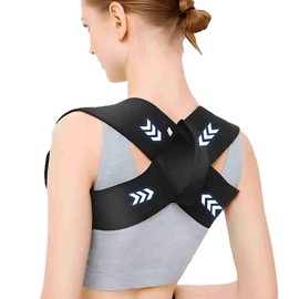 iStabo Back Posture Corrector for Women & Men, Kyphosis Relief, Spine Support Brace, Upper Back & Shoulder Alignment, Comfortable & Breathable, Easy to Use
