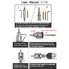 ASNOMY Tungsten Carbide Tip Hole Saw Drill Bit for Carbide