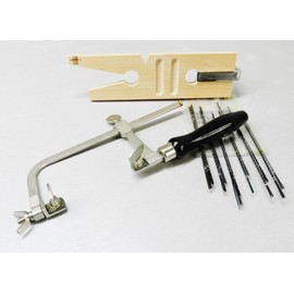 JTS Jewelry Making Tools Kit Basic Set Supply - Bench Pin with Clamp - Saw Frame - 144 Saw Blades