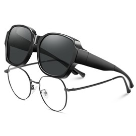 CARFIA CF8137 Women's Foldable Sunglasses UV400 Polarised Protection Driving Glasses, black