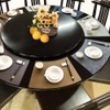 Leather Round Table Washable Placemats, Thick Faux Leather Heat Resistant