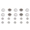 20pcs Rivets Studs, Screw Mushroom Rivets Buttons Dome Shape Rivets