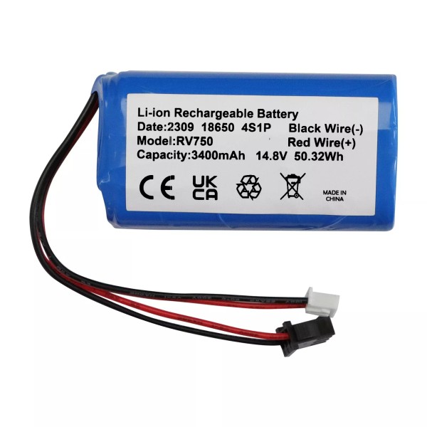 Unbranded 14.8V 3400mAh Li-ion Rechargeable Battery For Shark Ion Robot