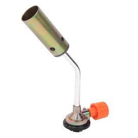 Gas Burner Flame Burner, Portable Adjustable Gas Burner Hand Ignition Welding Gun for Outdoor Barbecue, 1300℃ Flame Burner Head